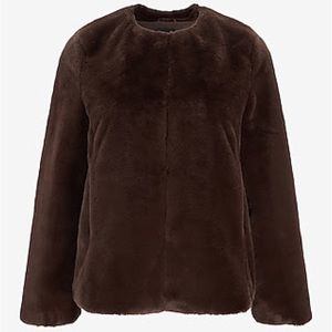 EXPRESS Faux Fur Coat